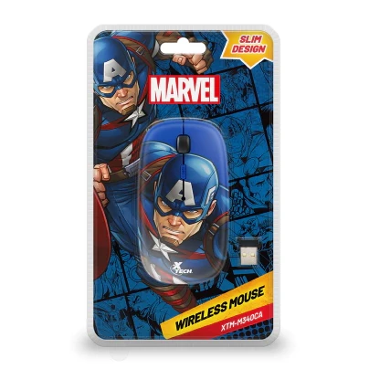 MOUSE CAPITAN AMERICA X-TECH INALAMBRICO