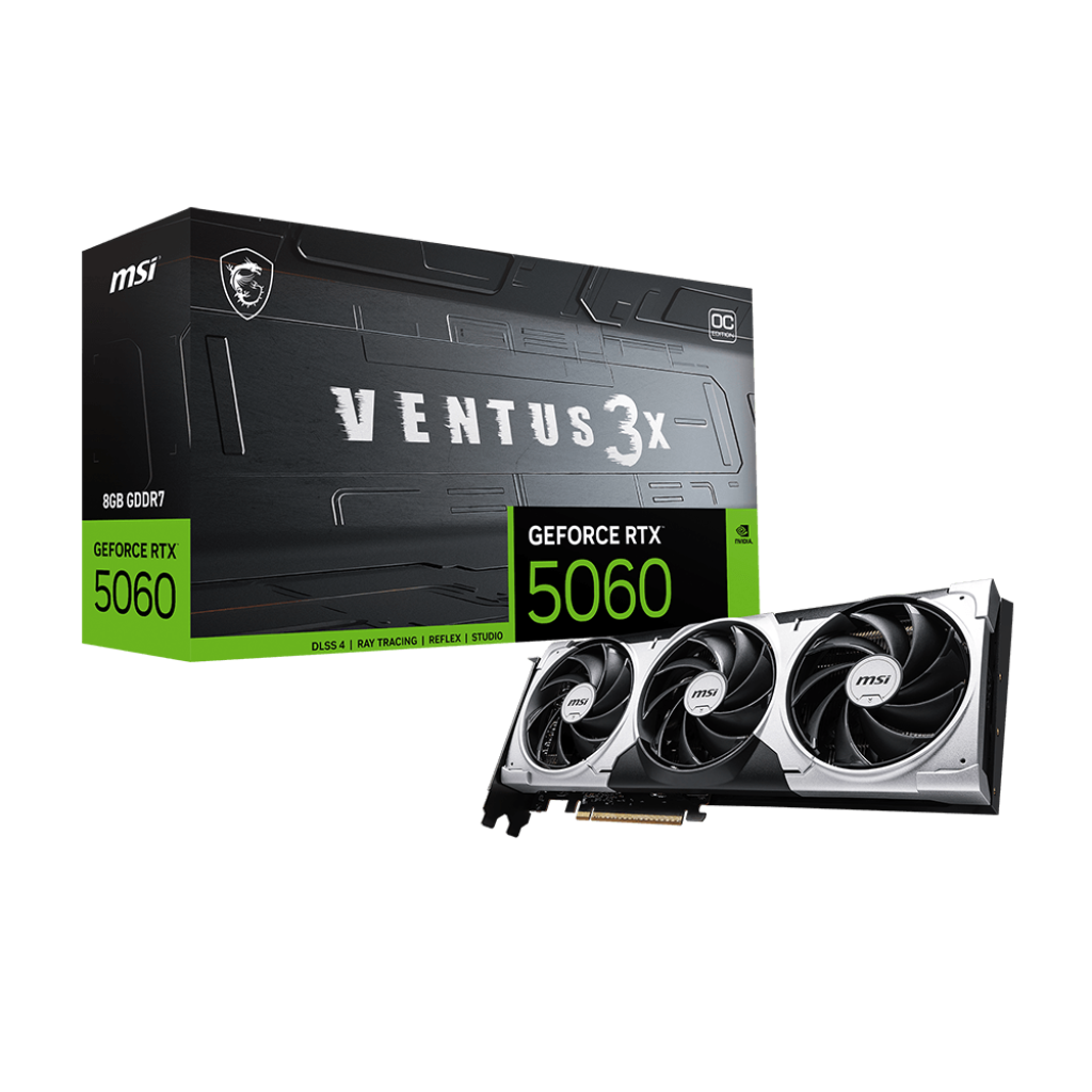 PLACA DE VIDEO 8GB RTX 5060 MSI VENTUS 3X