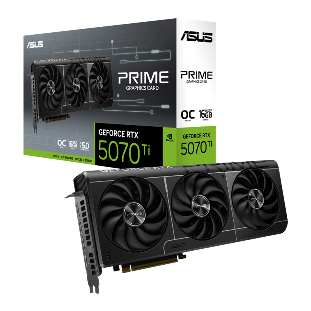 PLACA DE VIDEO 16GB RTX 5070 TI ASUS PRIME OC 16G GDDR7