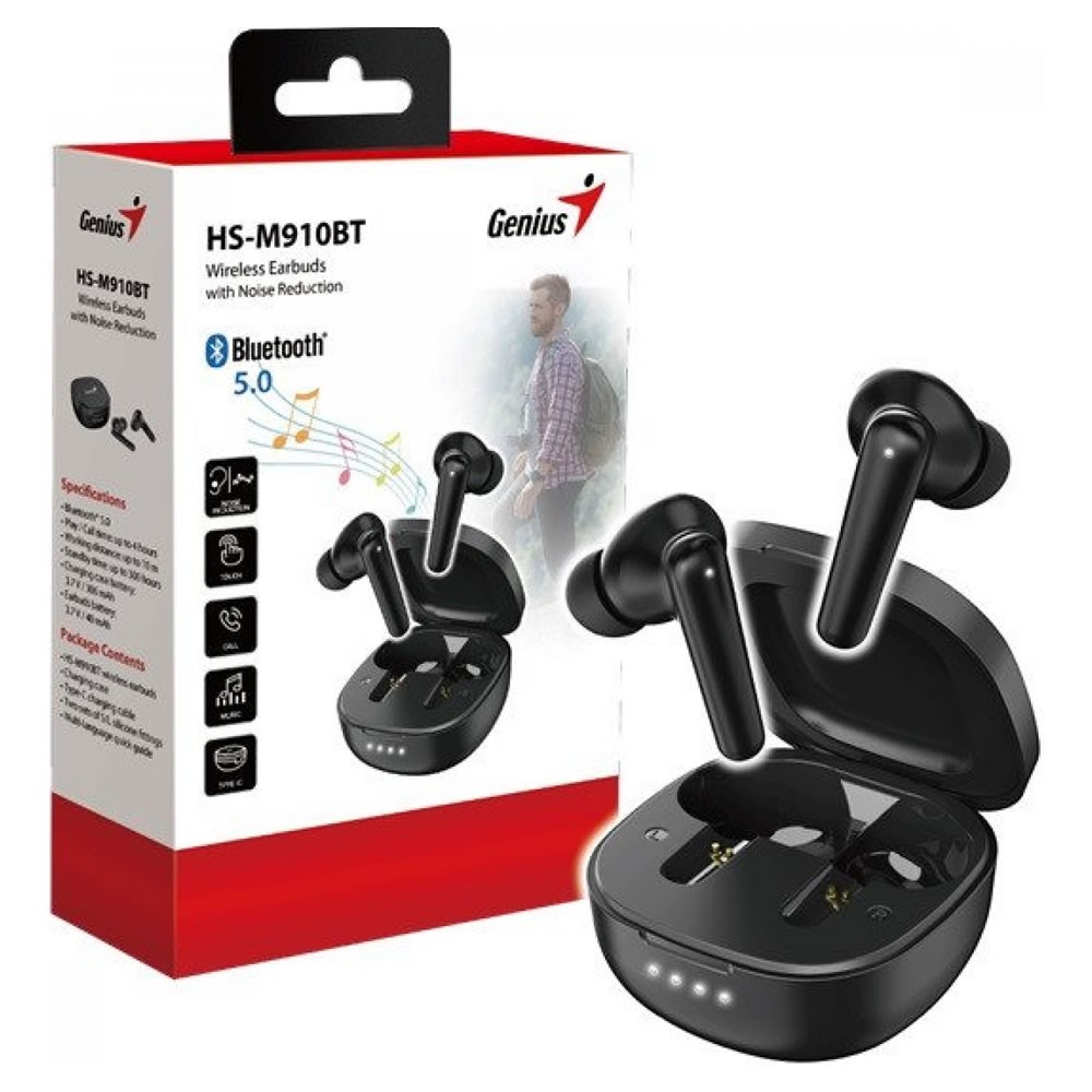 AURICULARES GENIUS HS-M910BT BT5.3 BLACK