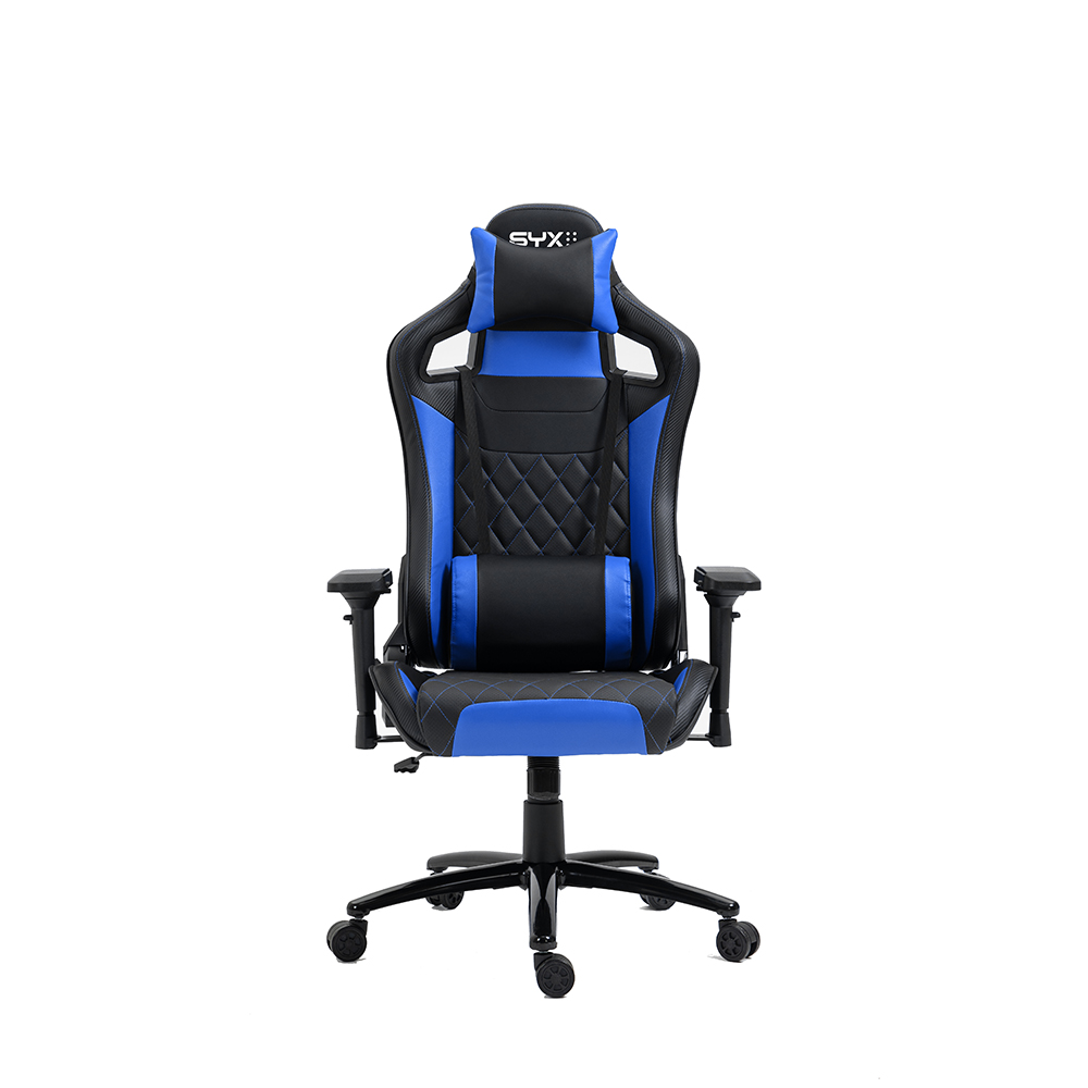 SILLA GAMER SYX CH-451 BL AZUL NEGRO
