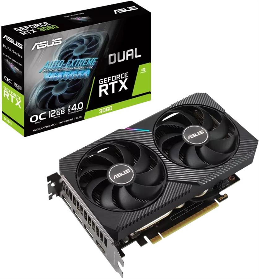 PLACA DE VIDEO 12GB RTX 3060 ASUS DUAL OC V2