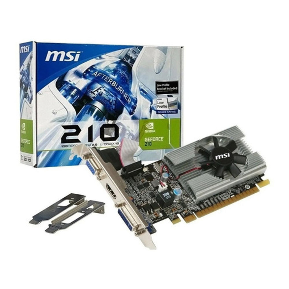 PLACA DE VIDEO 1GB G210 MSI DDR3 LP SINGLE SLOT