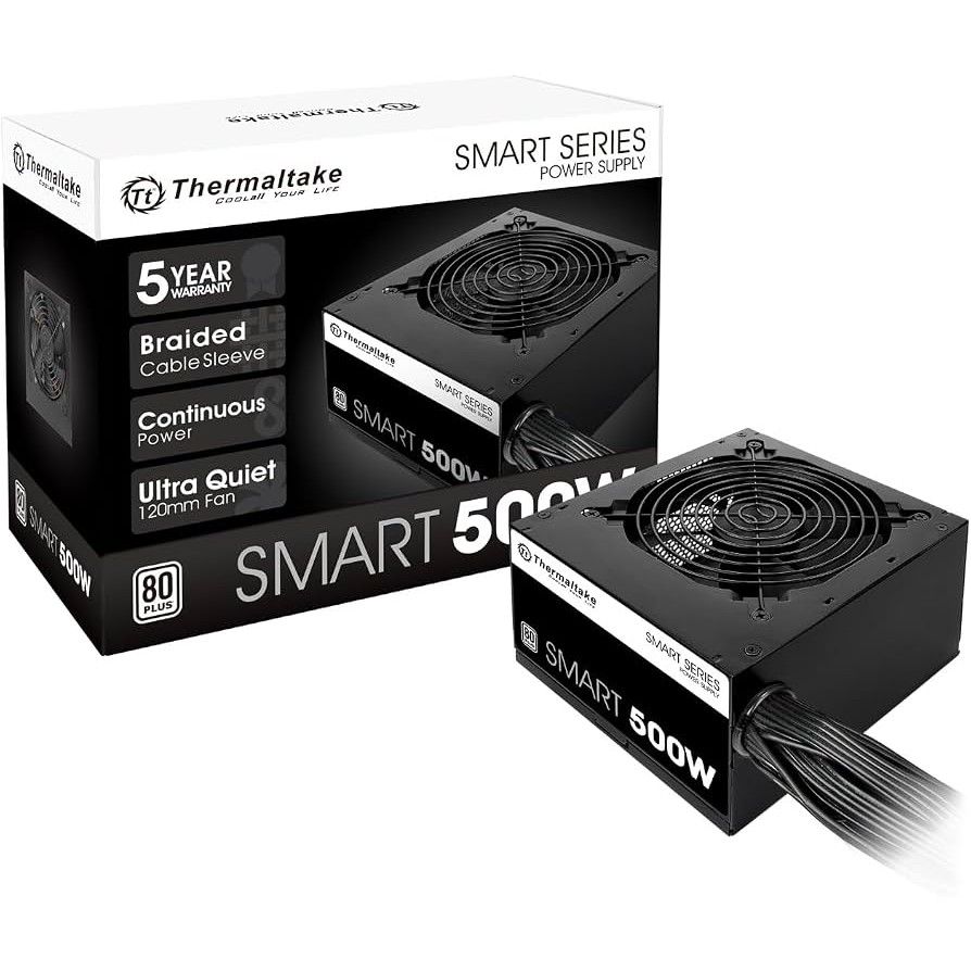 FUENTE 500W THERMALTAKE SMART 80+ WHITE