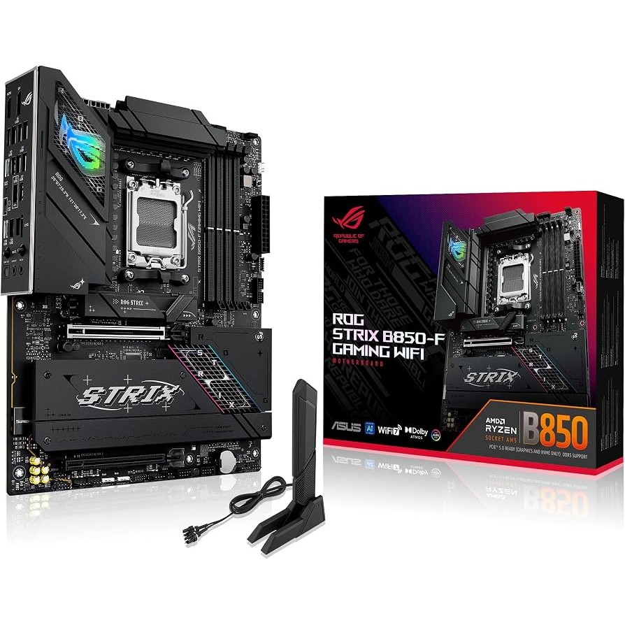 MOTHERBOARD ASUS AM5 ROG STRIX B850-F GAMING WIFI DDR5 BOX