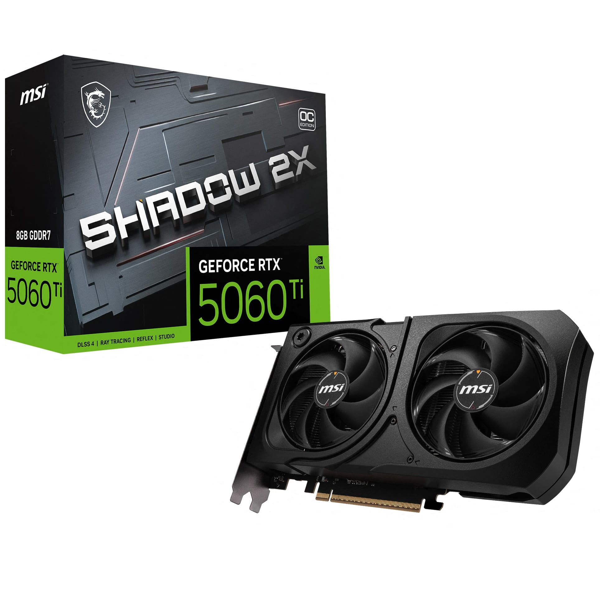 VGA 8GB RTX 5060 TI MSI SHADOW 2X PLUS