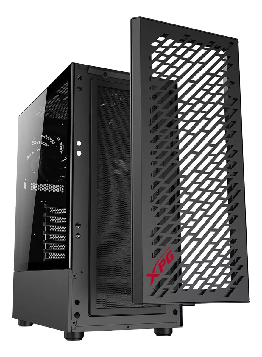 GABINETE XPG VALOR AIR PLUS NEGRO FANS ARGBX4 - Imagen 2