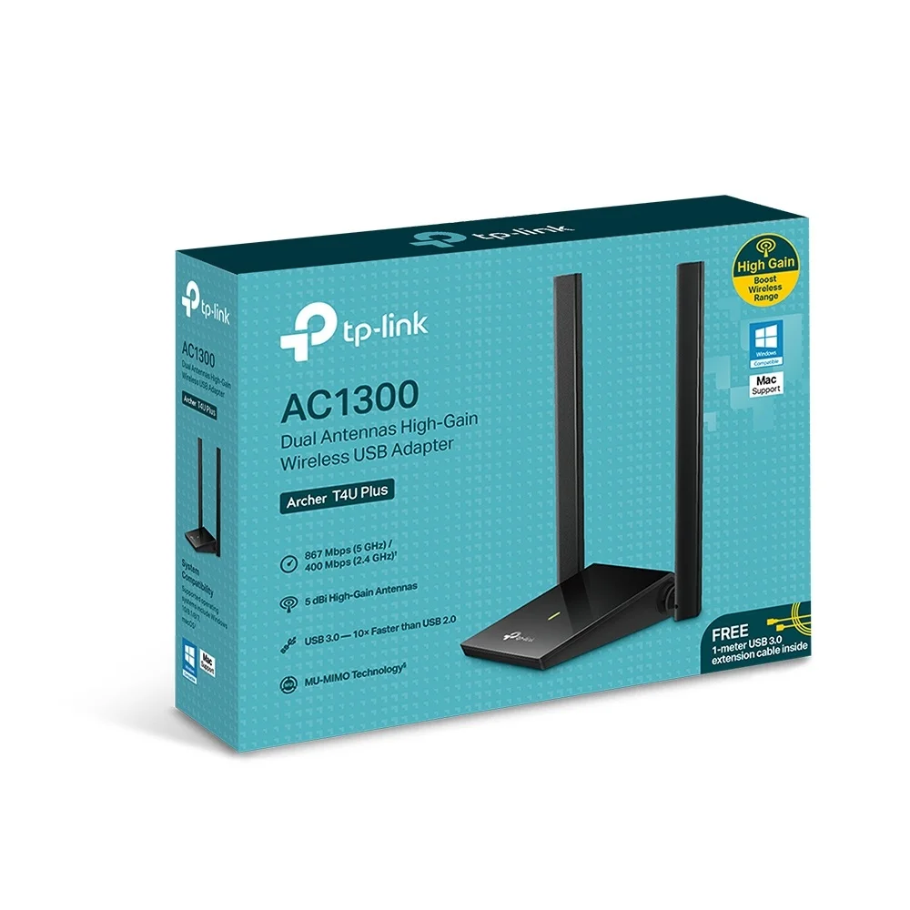 PLACA RED USB TP-LINK ARCHER T4U PLUS AC1300 HG DB