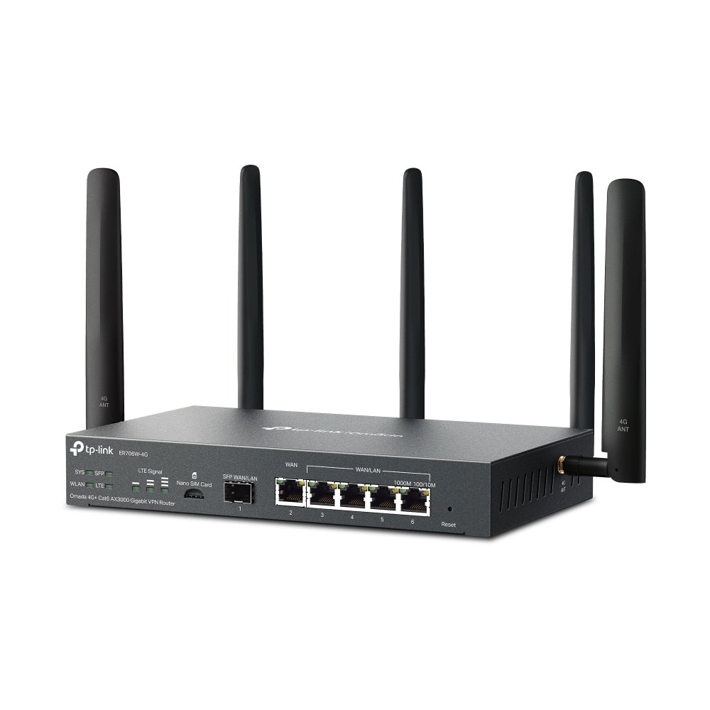ROUTER 6P TP-LINK OMADA ER706W VPN MULTI WAN