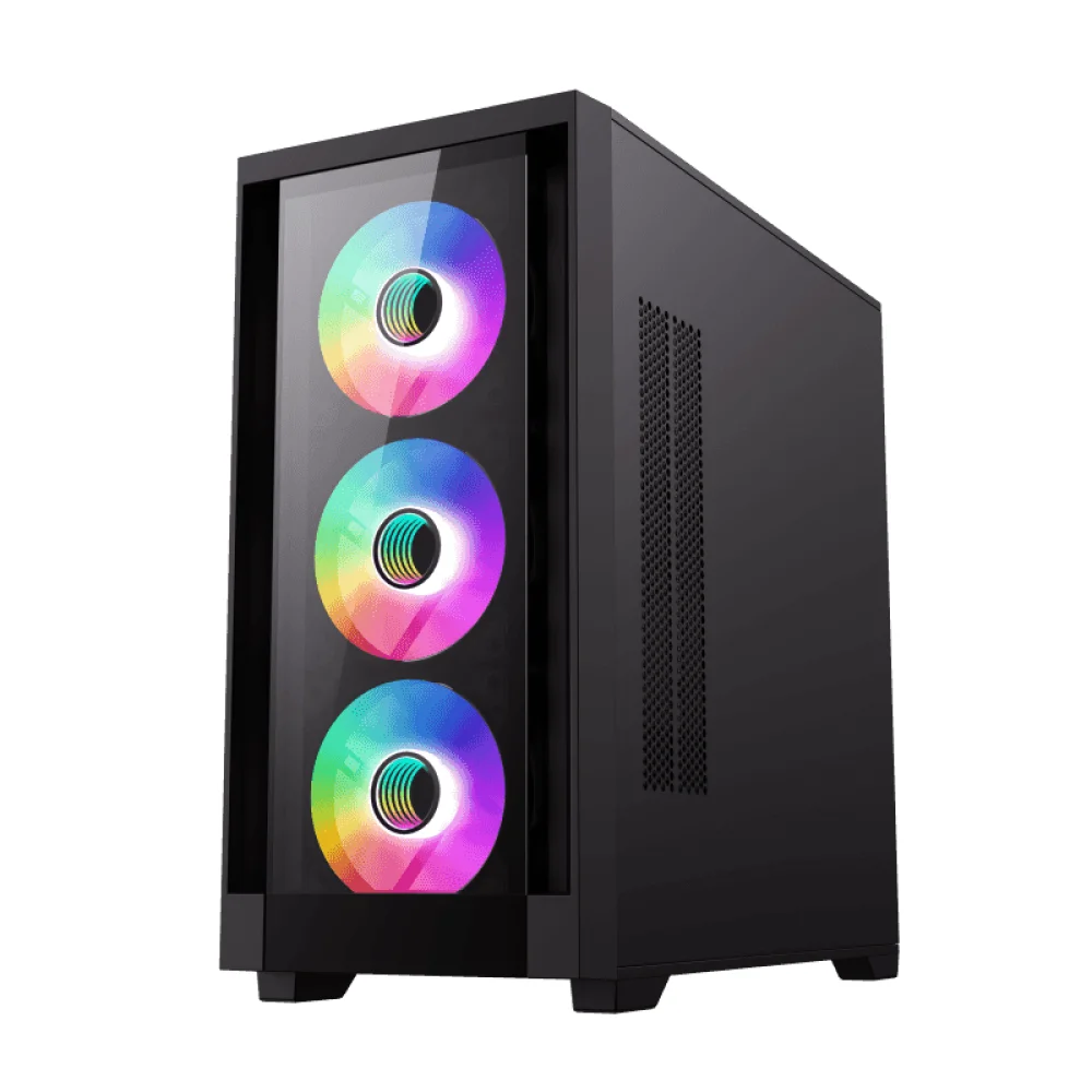 GABINETE GAMEMAX DEFENDER TG 4*FAN ARGB M-ATX - Imagen 3