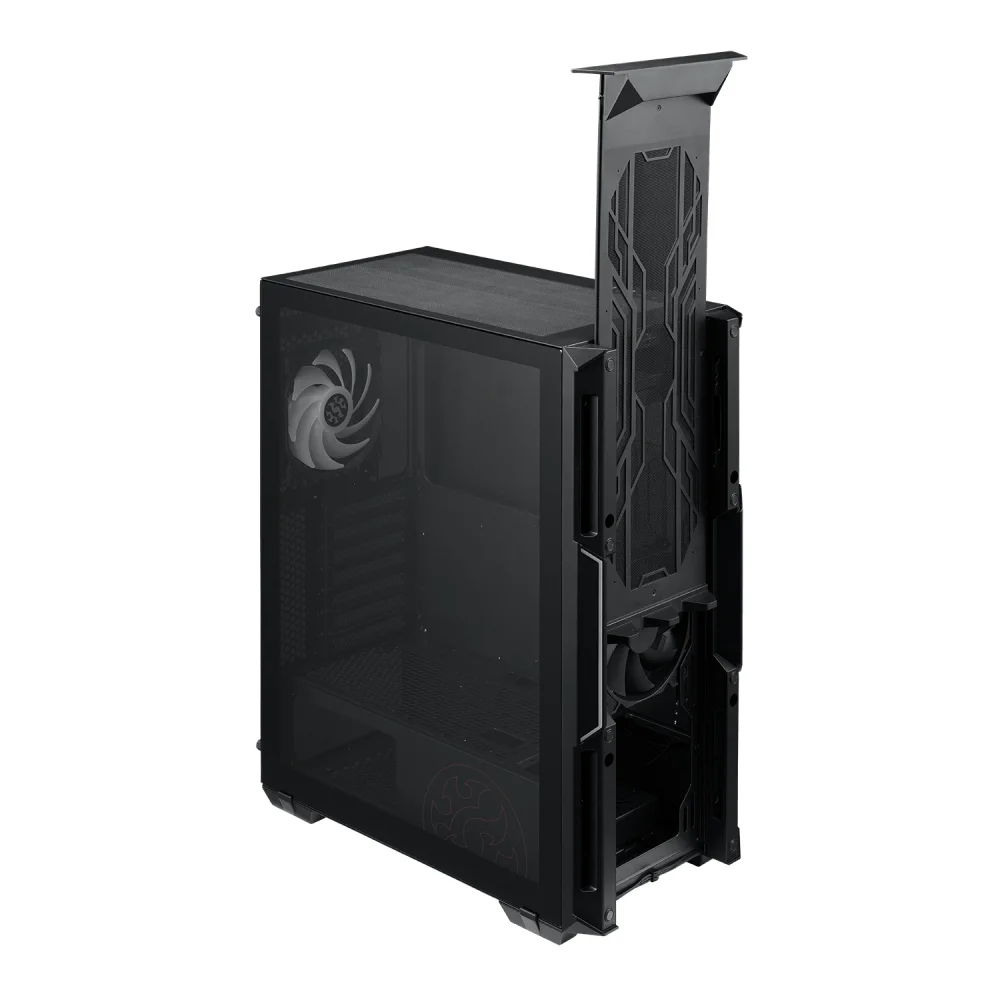 GABINETE XPG STARKER AIR BTF NEGRO FAN ARGB X4 - Imagen 5