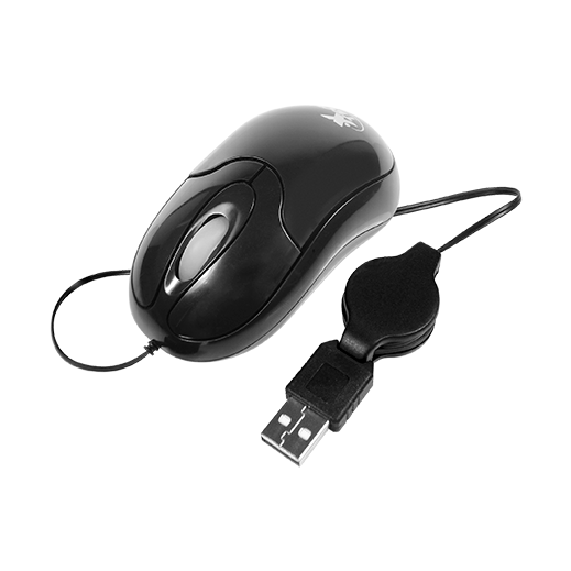 MOUSE X-TECH ÓPTICO CON CABLE RES 800DPI