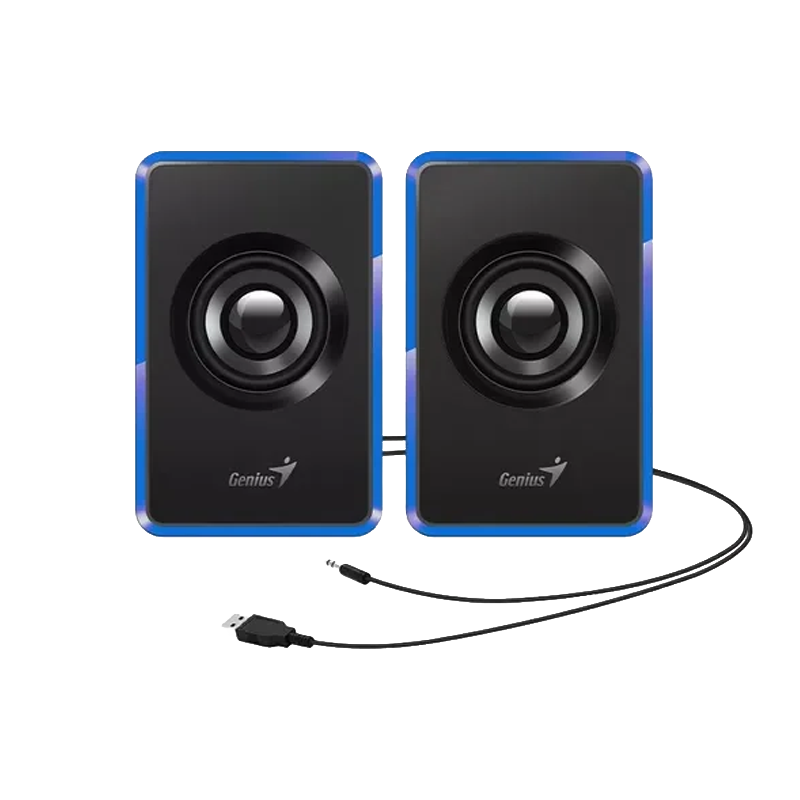 PARLANTES GENIUS SP-U125 USB POWER BLUE