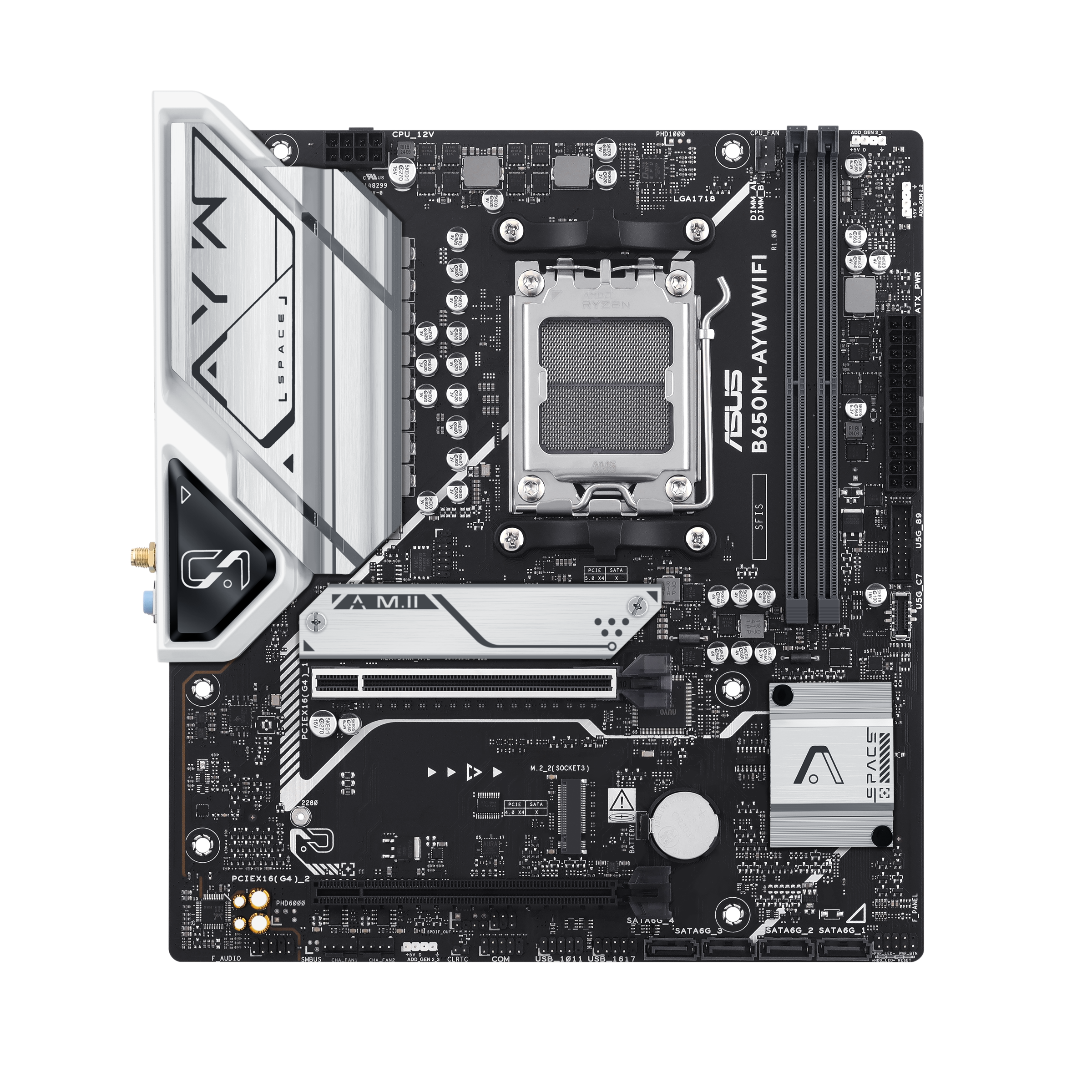 MB ASUS AM5 B650M-AYW WIFI DDR5 BOX M-ATX