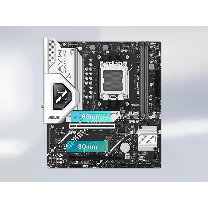 MB ASUS AM5 B850M AYW GAMING WIFI DDR5 BOX
