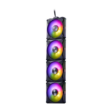 FAN XPG P/GAB HURRICANE MAG 120MM NEGRO ARGB X4 - https://matrixcomputacion.com