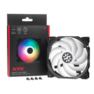FAN XPG P/ GABINETE VENTO 120MM BLANCO ARGB X3 - https://matrixcomputacion.com