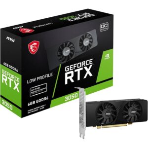 PLACA DE VIDEO 6GB RTX 3050 MSI LP 6G OC - https://matrixcomputacion.com