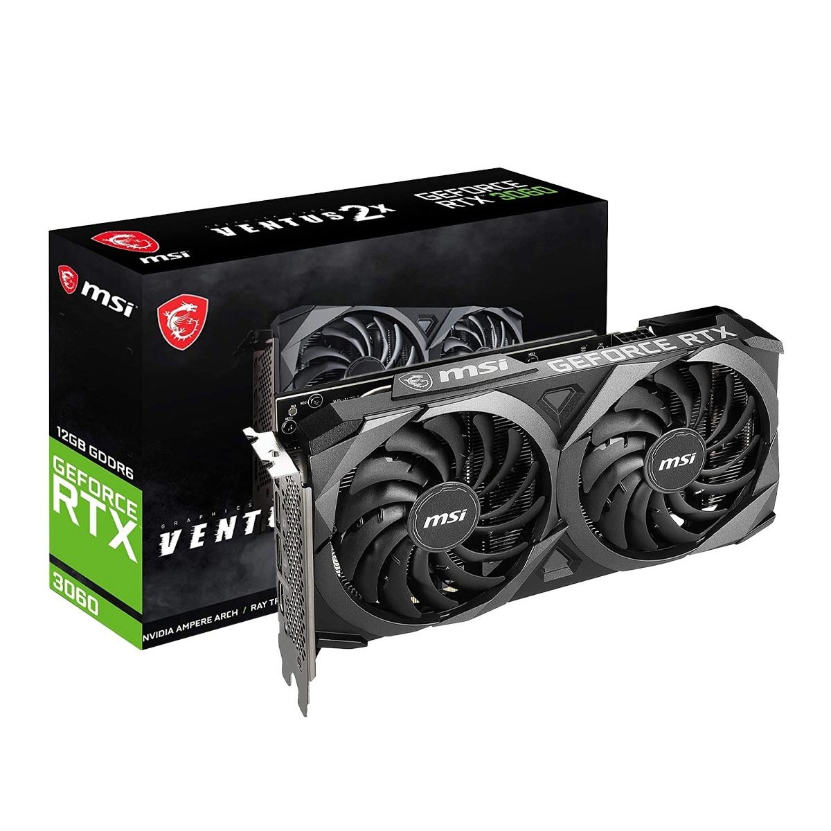 VGA 12GB RTX 3060 MSI VENTUS 2X 12G OC - https://matrixcomputacion.com