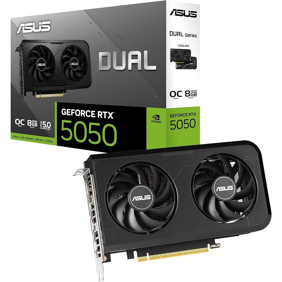 VGA 8GB RTX 5050 ASUS DUAL OC GDDR6 - https://matrixcomputacion.com