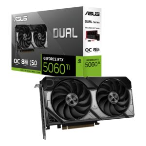 VGA 8GB RTX 5060 TI ASUS DUAL OC GDDR7 - https://matrixcomputacion.com