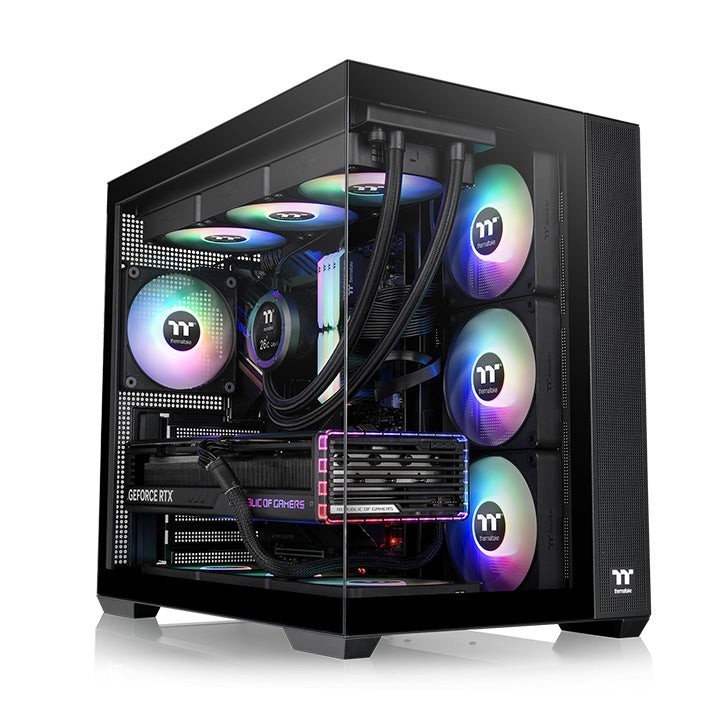 GAB THERMALTAKE VIEW 380 TG ARGB HIDRANGBLUE 4*FAN