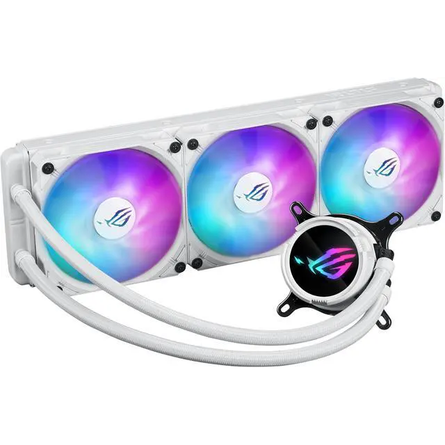 WATERCOOLER ASUS LIQUID ROG STRIX LC III 360 WHITE - https://matrixcomputacion.com
